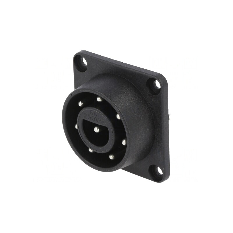 Conector Circular Soclu Tată 8 PIN 4.8mm 6A | Electronic-mag.ro | Componente Electronice