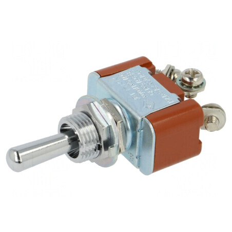 Comutator basculant 3 poziții ON-OFF-ON 6A 250V 20A 30V | Electronic-mag.ro | Componente Electronice