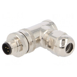 Mufă M12 5 PIN tată cablu IP67 60V 4A | Electronic-mag.ro | Componente Electronice