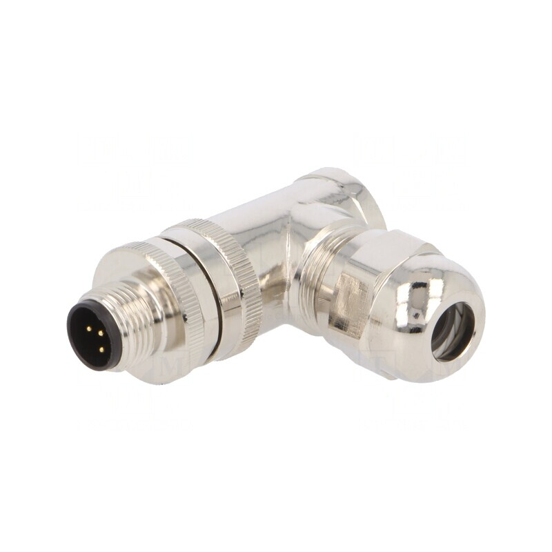 Mufă M12 5 PIN tată cablu IP67 60V 4A | Electronic-mag.ro | Componente Electronice