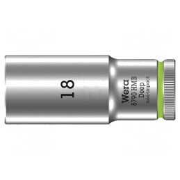 Cheie tubulară HEX 18mm 3/8 64mm oțel crom-vanadium | Electronic-mag.ro | Componente Electronice