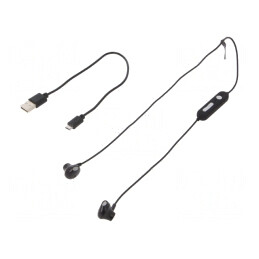 Căști Wireless cu Microfon Negru USB 10m 7h | Electronic-mag.ro | Componente Electronice