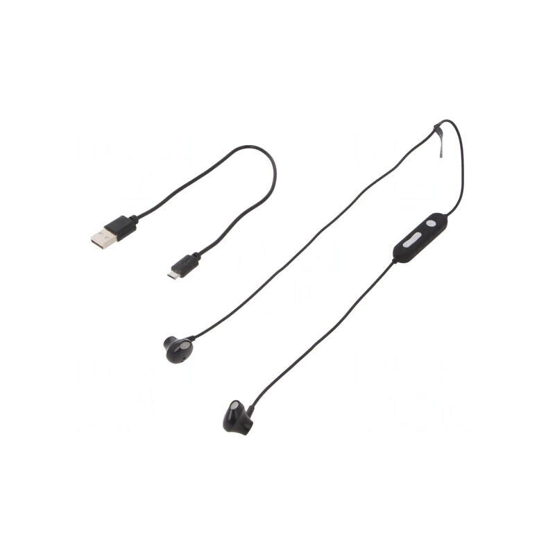 Căști Wireless cu Microfon Negru USB 10m 7h | Electronic-mag.ro | Componente Electronice