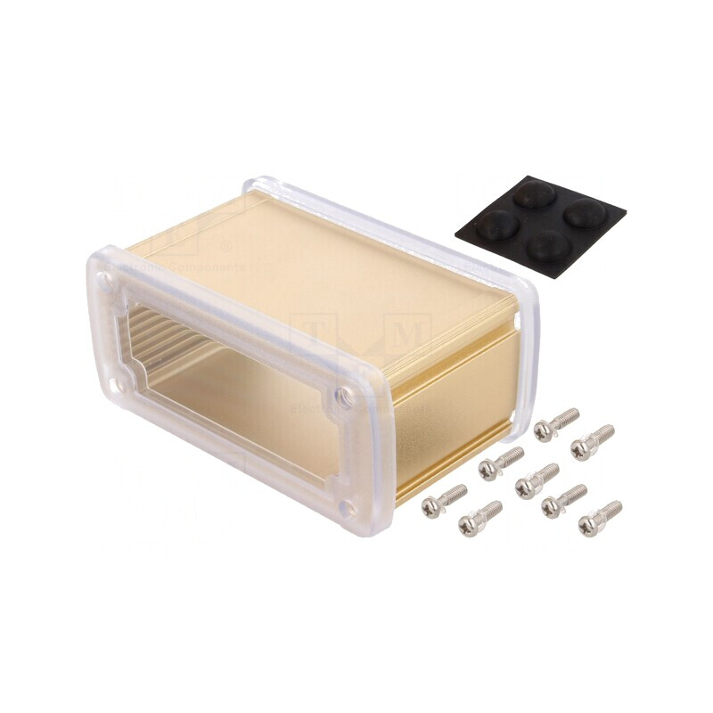Carcasă universală aluminiu aurit 115,1x69x51,6 mm | Electronic-mag.ro | Componente Electronice Carcasă universală aluminiu aurit 115,1x69x51,6 mm | Electronic-mag.ro | Componente Electronice