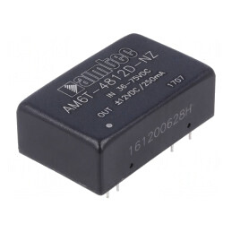 Convertor DC/DC 6W 36-75V la 12V/-12V | Electronic-mag.ro | Componente Electronice