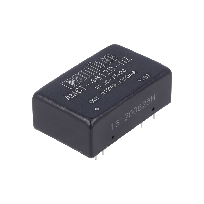 Convertor DC/DC 6W 36-75V la 12V/-12V | Electronic-mag.ro | Componente Electronice Convertor DC/DC 6W 36-75V la 12V/-12V | Electronic-mag.ro | Componente Electronice