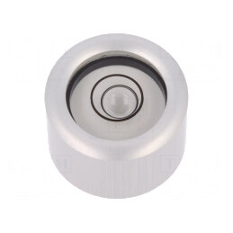 Nivelă; suprafaţă de montare netedă; 13mm; aluminiu; GN 2279