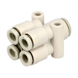 Racord Push-In Polipropilenă 4mm x 6mm 1-10bar | Electronic-mag.ro | Componente Electronice