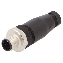 Mufă M12 4 Pin DeviceNet/CANopen Dreaptă pe Cablu | Electronic-mag.ro | Componente Electronice