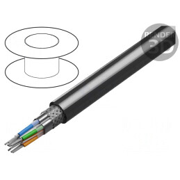 Cablu RS232/RS485 30m PVC Crom 30V 120Ω | Electronic-mag.ro | Componente Electronice