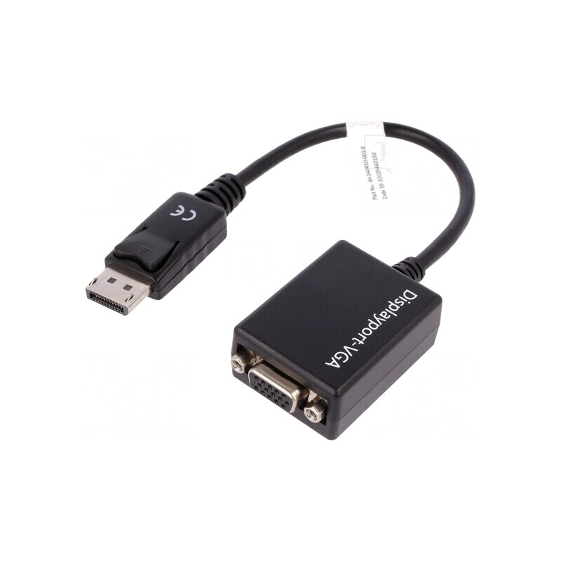 Convertor DisplayPort 1.2 150mm Negru