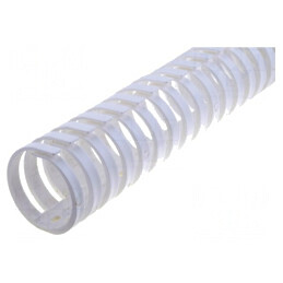 Canal de Cablu Alb Flexibil 0.5m Polipropilenă UL94V-0 | Electronic-mag.ro | Componente Electronice