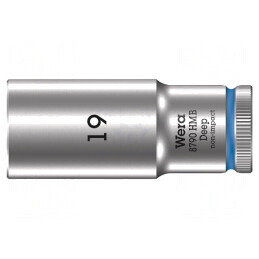 Cheie Tubulară Hex 19mm 3/8 64mm Oțel Crom-Vanadium | Electronic-mag.ro | Componente Electronice