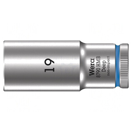Cheie Tubulară Hex 19mm 3/8 64mm Oțel Crom-Vanadium | Electronic-mag.ro | Componente Electronice