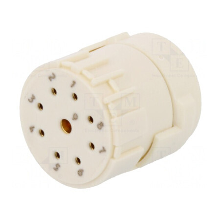 Conector M23 Mamă 9-PIN Lipire | Electronic-mag.ro | Componente Electronice