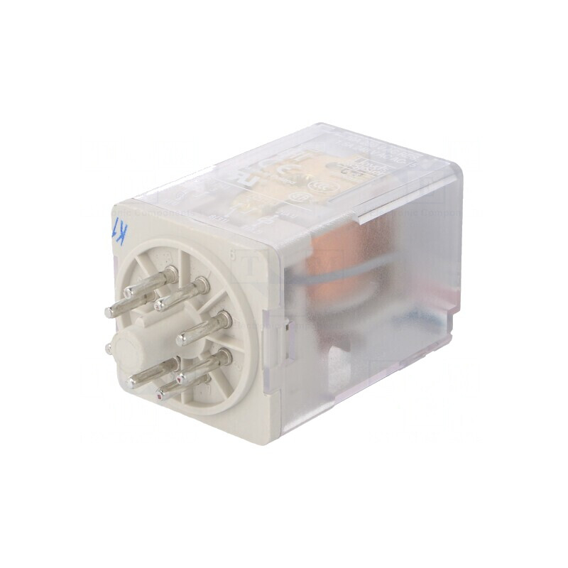 Releu Electromagnetic DPDT 24VDC 10A | Electronic-mag.ro | Componente Electronice