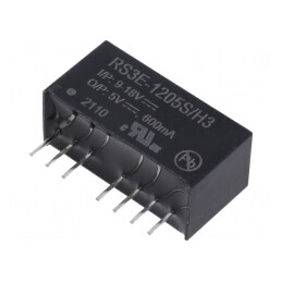 Convertor DC/DC 3W 9-18V la 5V 600mA SIP8 | Electronic-mag.ro | Componente Electronice