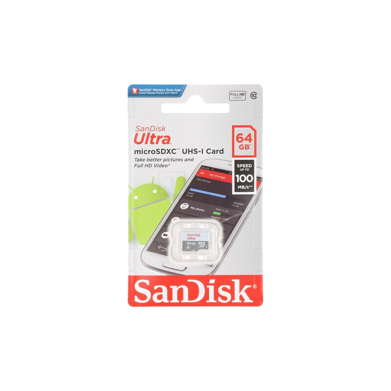 Card de memorie microSDXC 100MB/s Class 10 UHS U1 pentru Android | Electronic-mag.ro | Componente Electronice