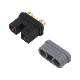 Mufă Alimentare DC Mamă 6 PIN Neagră pe Cablu | Electronic-mag.ro | Componente Electronice