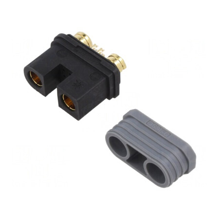 Mufă Alimentare DC Mamă 6 PIN Neagră pe Cablu | Electronic-mag.ro | Componente Electronice