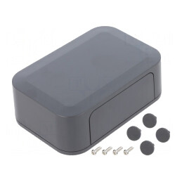 Carcasă ABS Gri Închis 100x67.4x35mm | Electronic-mag.ro | Componente Electronice