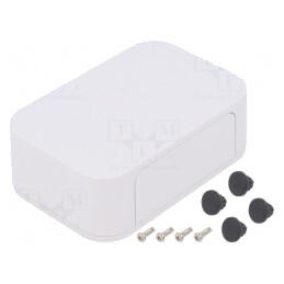 Carcasă ABS Albă IP40 100x67.4x35mm | Electronic-mag.ro | Componente Electronice
