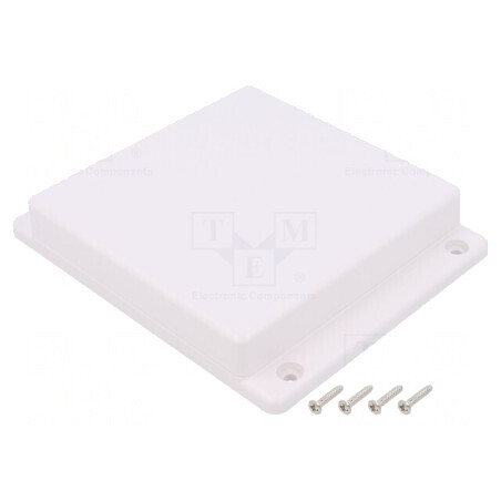 Carcasă Universală cu Lame de Fixare 125x125x25 mm | Electronic-mag.ro | Componente Electronice