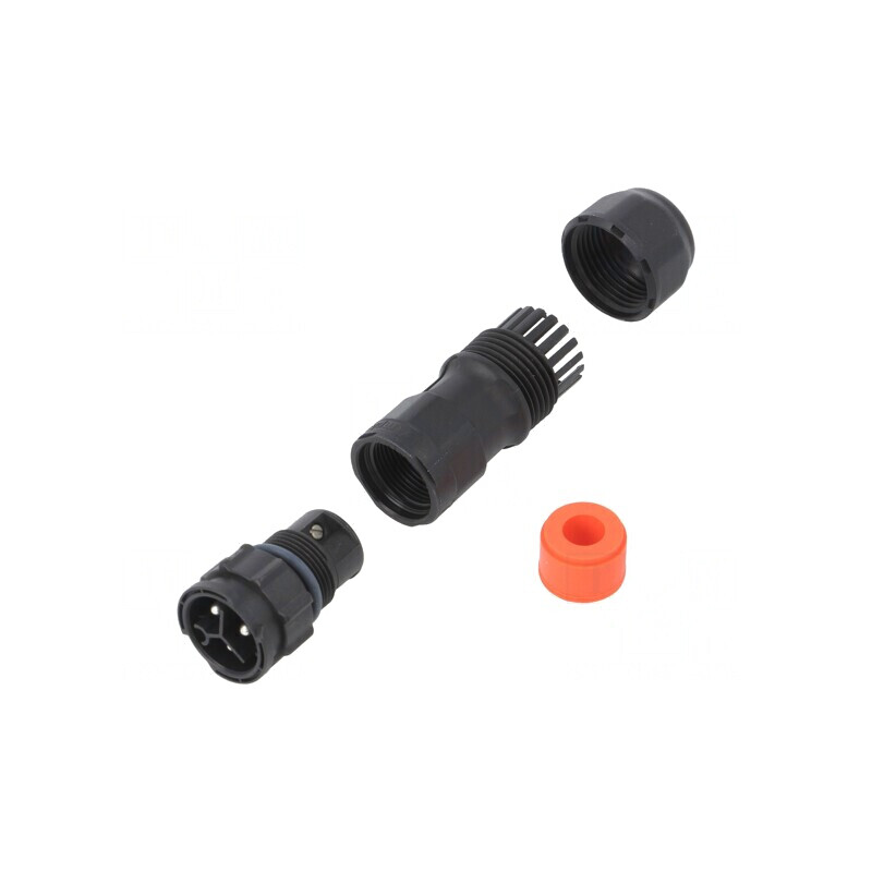 Conector Circular Tată 3 PIN cu Șurub | Electronic-mag.ro | Componente Electronice