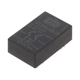 Convertor DC/DC 6W 18-36V 15V/-15V THT | Electronic-mag.ro | Componente Electronice