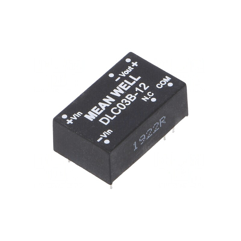 Convertor DC/DC 3W 18-36V la 12V/-12V THT | Electronic-mag.ro | Componente Electronice