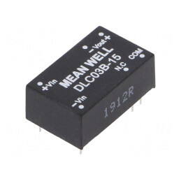 Convertor DC/DC 3W 18-36V la 15V/-15V THT | Electronic-mag.ro | Componente Electronice