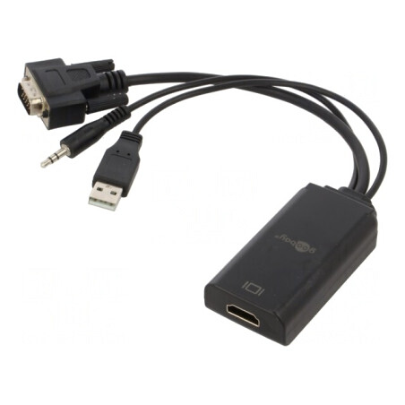 Convertor Audio/Video Negru | Electronic-mag.ro | Componente Electronice