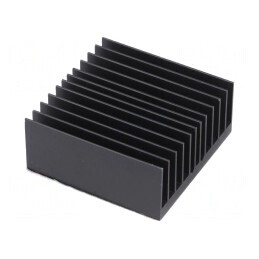 Radiator cu aripioare BGA negru 45x45mm | Electronic-mag.ro | Componente Electronice