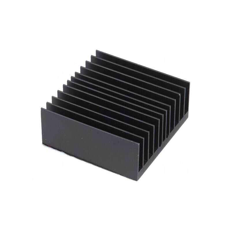 Radiator cu aripioare BGA negru 45x45mm | Electronic-mag.ro | Componente Electronice