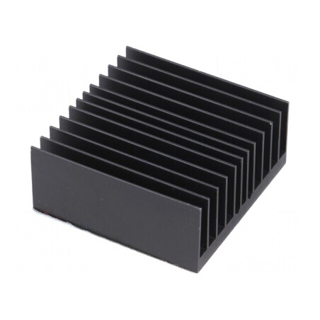 Radiator cu aripioare BGA negru 45x45mm | Electronic-mag.ro | Componente Electronice