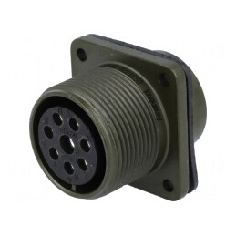 Conector Circular Aluminiu Dimensiune 18 | Electronic-mag.ro | Componente Electronice
