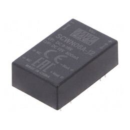 Convertor DC/DC 12V 500mA 6W DIP24 | Electronic-mag.ro | Componente Electronice