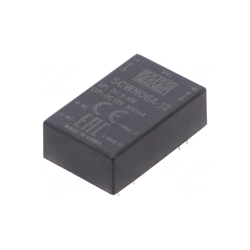 Convertor DC/DC 12V 500mA 6W DIP24 | Electronic-mag.ro | Componente Electronice