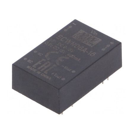 Convertor DC/DC 6W 9-18V la 15V 400mA DIP24 | Electronic-mag.ro | Componente Electronice