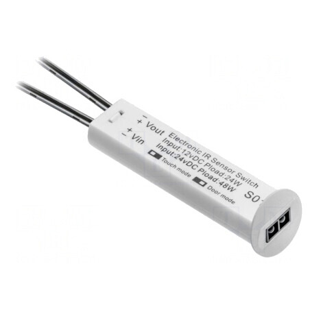 Întrerupător Alb Fără Atingere 12V/24V DC | Electronic-mag.ro | Componente Electronice