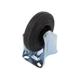 Roată de Transport Rigidă 125mm 86kg | Electronic-mag.ro | Componente Electronice