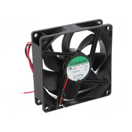 Ventilator DC Axial 24V 92x92x25mm 128m3/h 46.1dBA Cu Bilă | Electronic-mag.ro | Componente Electronice