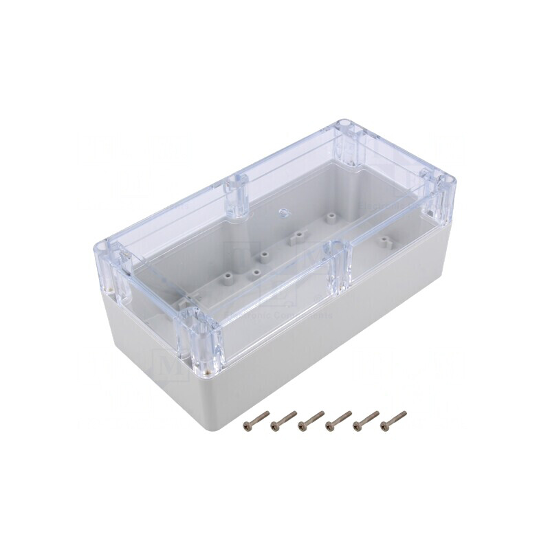 Carcasă universală 100x200x75mm cu bucșă din alamă, ABS-PC | Electronic-mag.ro | Componente Electronice Carcasă universală 100x200x75mm cu bucșă din alamă, ABS-PC | Electronic-mag.ro | Componente Electronice