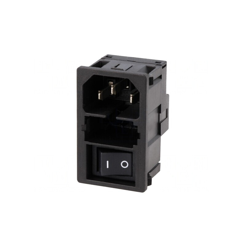Conector Alimentare AC 10A 250V IEC 60320 | Electronic-mag.ro | Componente Electronice