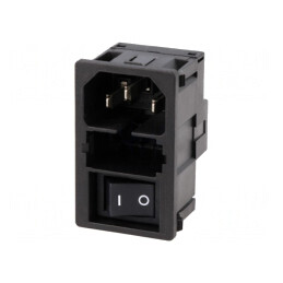Conector Alimentare AC 10A 250V IEC 60320 | Electronic-mag.ro | Componente Electronice