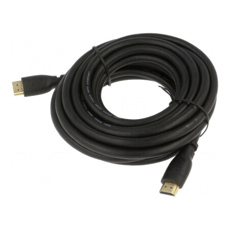 Cablu HDMI 2.1 PVC 5m Negru | Electronic-mag.ro | Componente Electronice
