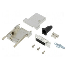 Conector D-Sub 15-Pin Mamă pentru Cablu | Electronic-mag.ro | Componente Electronice