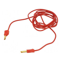 Cablu de măsurare 2m roșu 60VDC 30VAC 19A neizolat | Electronic-mag.ro | Componente Electronice