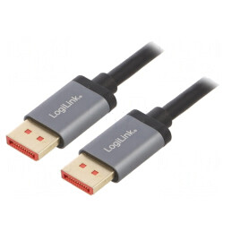 Cablu DisplayPort 1.4 2m Negru Aluminiu | Electronic-mag.ro | Componente Electronice