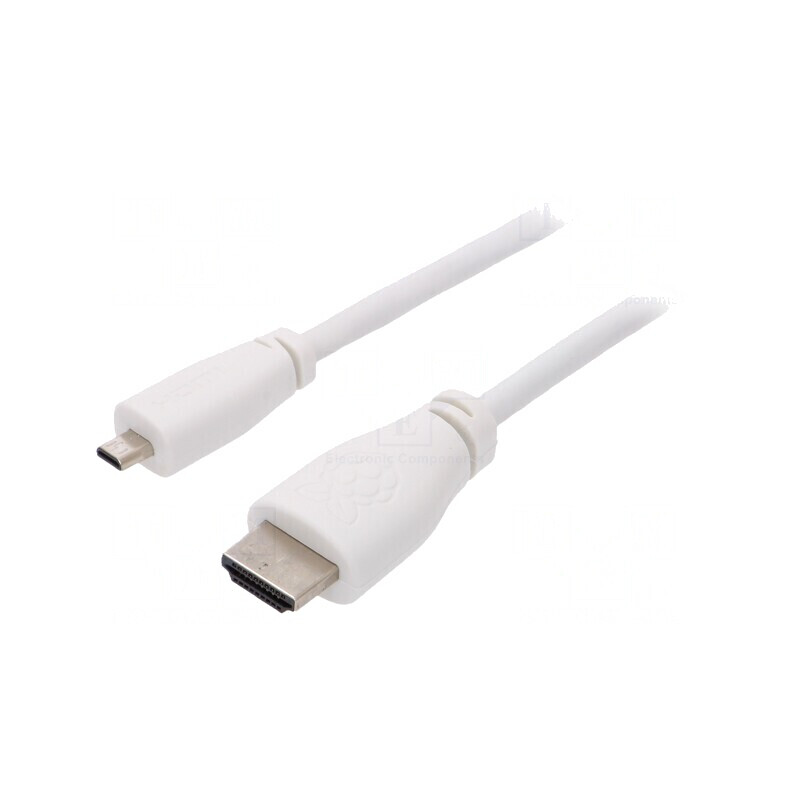 Cablu HDMI 2.0 Micro HDMI 2m Alb | Electronic-mag.ro | Componente Electronice Cablu HDMI 2.0 Micro HDMI 2m Alb | Electronic-mag.ro | Componente Electronice